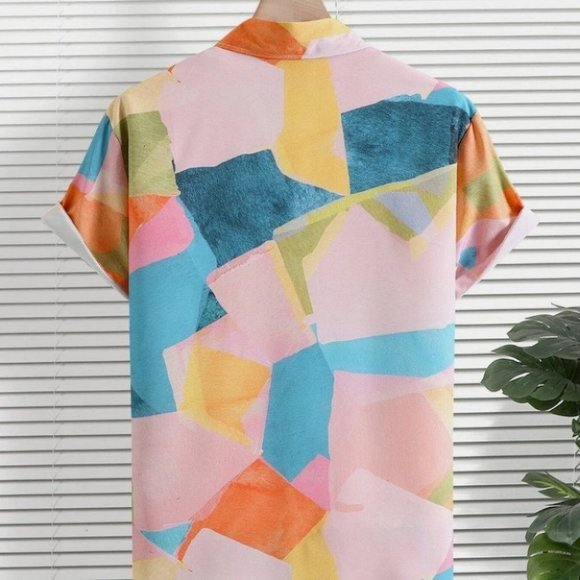 Multicolor Mens Tee Shirt - Picture 2 of 6